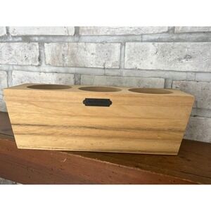 Hearth & Hand By Magnolia Light Wood Pencil Cup Holder